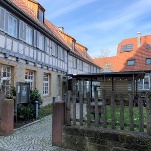Stadtmuseum Leonberg, untergebracht in einem alten Fachwerkhaus